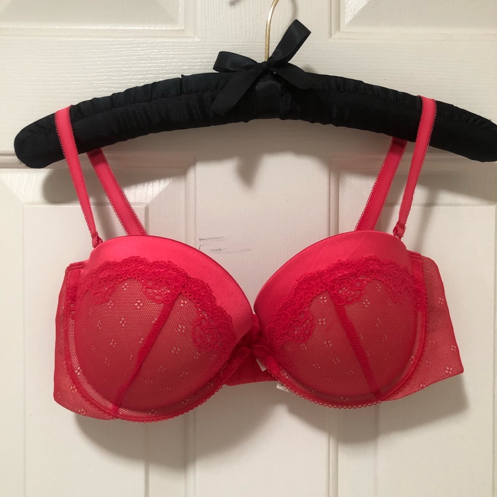Aerie Pink Abigail Bra w Removable Straps